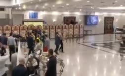 فیلم | درگیری در محل برگزاری انتخابات فدراسیون فوتبال