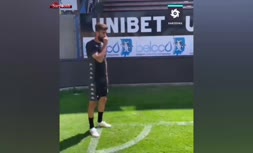 فیلم/ چالش جالب قلی‌زاده و حسین‌زاده در تمرینات شارلروا