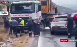 فیلم/ تصادف 'ابراهیم تاتلیس' خواننده معروف ترکیه در استان بدروم