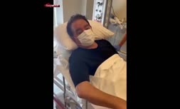 اولین تصاویر از صحبت های ابراهیم تاتلیس روی تخت بیمارستان بعد از تصادف