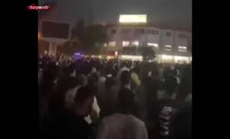 فیلم | تجمع علیه گشت ارشاد در تهران؛ درگیری معترضان با نیروهای انتظامی در قم