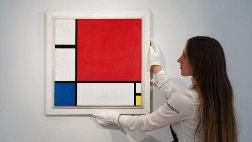 حراجی ساتبیز در ماه نوامبر, تابلو نقاشی «ترکیب شماره ۲» اثر «پیت موندریان» (Piet Mondrian
