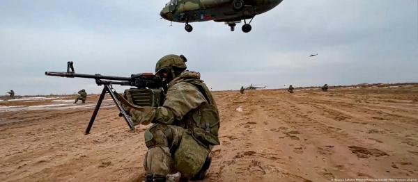 وضعیت ارتش روسیه,ر تیراندازی افراد مسلح در یک محل تمرین نظامی