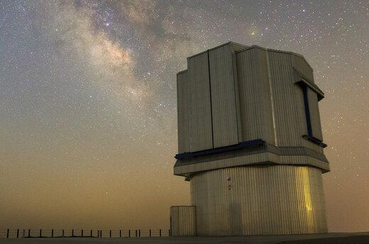 کهکشان مارپیچی,انتشار تصویر رنگی توسط تلسکوپ ایرانی