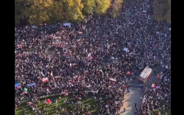 تظاهرات اعتراضی بزرگ ایرانیان در برلین آلمان,اعتراضات علیه ایران در برلین