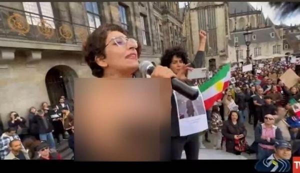نیلوفر فولادی,پخش تصاویر زن برهنه در صداوسیمای ایران