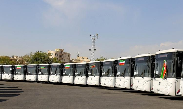 تصاویر رونمایی از اتوبوس مینی‌بوس و تاکسی‌های جدید,عکس های جدید از اتوبوس های تهران,تصاویری از اتوبوس های جدید شهر تهران