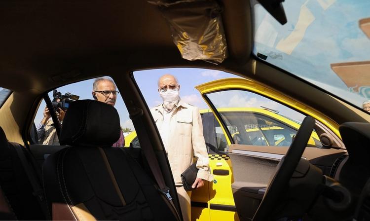 تصاویر رونمایی از اتوبوس مینی‌بوس و تاکسی‌های جدید,عکس های جدید از اتوبوس های تهران,تصاویری از اتوبوس های جدید شهر تهران