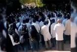 تجمع دانشجویان دانشکده علوم پزشکی شیراز,تجمع در دانشگاه شیراز در 6 مهر 1401