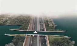 فیلم/ طراحی حیرت‌انگیز پل ولومیر در هلند