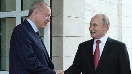 ولادیمیر پوتین رئیس‌جمهور روسیه و اردوغان,انتقال غلات از اوکراین به روسیه