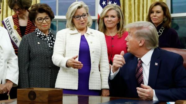 لیز چنی,جلسه شهادت دونالد ترامپ رئیس جمهور پیشین آمریکا