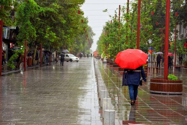 وضعیت آب و هوای کشور,بارش باران در نقاط مختلف کشور در آبان 1401