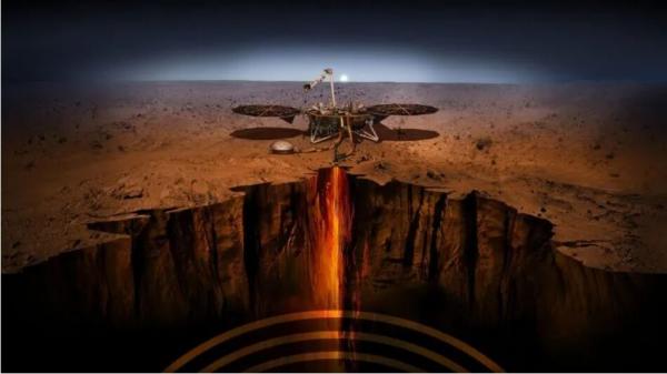 مریخ, مشاهده موج‌های لرزه‌ای روی سیاره‌ای دیگر به غیر از زمین