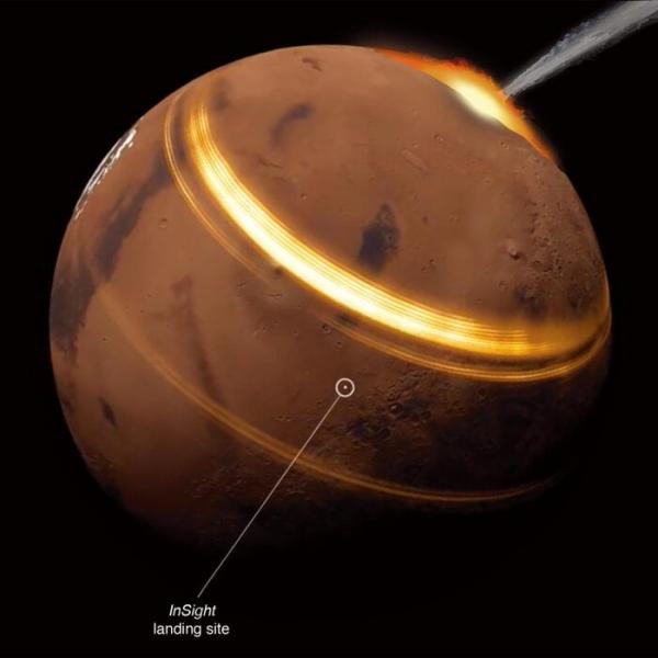 مریخ, مشاهده موج‌های لرزه‌ای روی سیاره‌ای دیگر به غیر از زمین