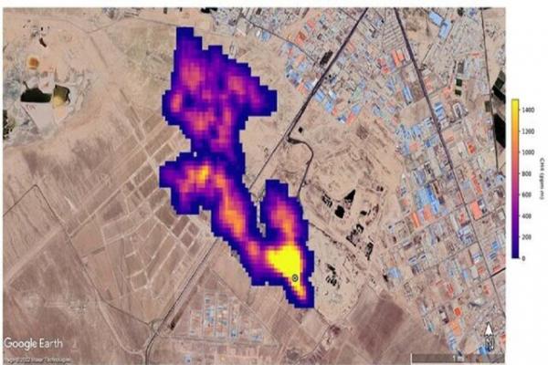 آرادکوه,انتشار گاز متان در جنوب تهران