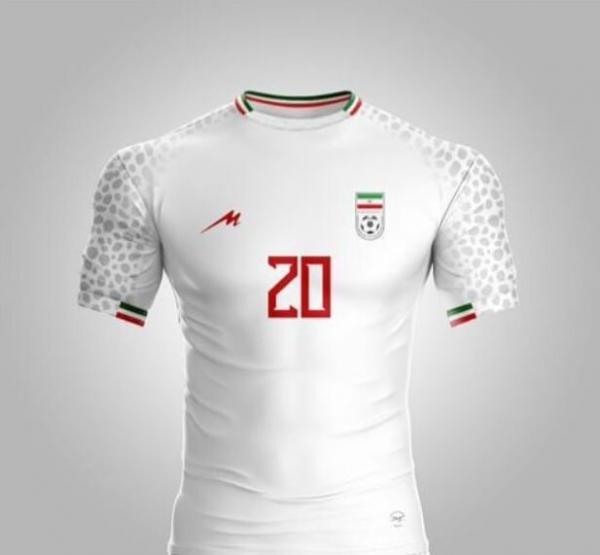 تیم ملی فوتبال ایران,رونمایی از پیراهن تیم ملی فوتبال برای جام جهانی قطر