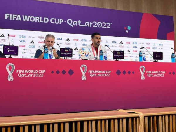 نشست خبری دیدار افتتاحیه جام جهانی 2022 قطر,نشست خبری دیدار ایران و انگلیس