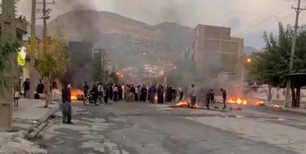 تجمع اعتراضی در بانه,اعتراضات ایران در 5 آبان 1401