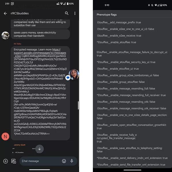 چت Messages گوگل چت Messages گوگل,اضافه شدن رمزنگاری سرتاسری به چتهای گروهی Messages گوگل