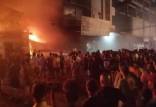 آتش سوزی در مرکز تجاری در منطقه «الوزیریه»,اخبار عراق