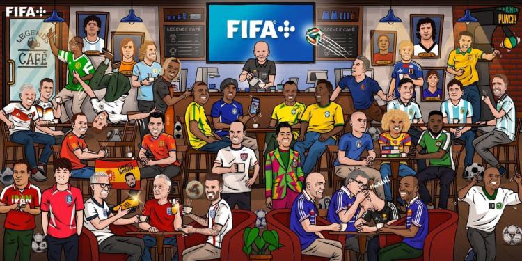 کاریکاتور مهدوی‌کیا در کنار بزرگان فوتبال,کاریکاتور,عکس کاریکاتور,کاریکاتور ورزشی