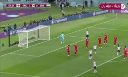 فیلم/ گل چهارم انگلیس به ایران توسط بوکایو ساکا