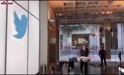 ورود عجیب و غریب ایلان ماسک به ساختمان توییتر | آیا او این شبکه اجتماعی را خرید؟