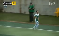 فیلم/ شادی گل و حرکت نمادین 'میعاد یزدانی' بازیکنان تیم فوتبال چوکا به یاد «خدانور لجه‌ای»