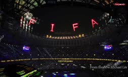 فیلم/ آتش بازی تمرینی مراسم افتتاحیه جام جهانی 2022 قطر