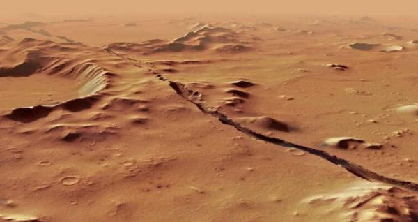 مریخ,شناسایی یک آتش فشان فعال در مریخ