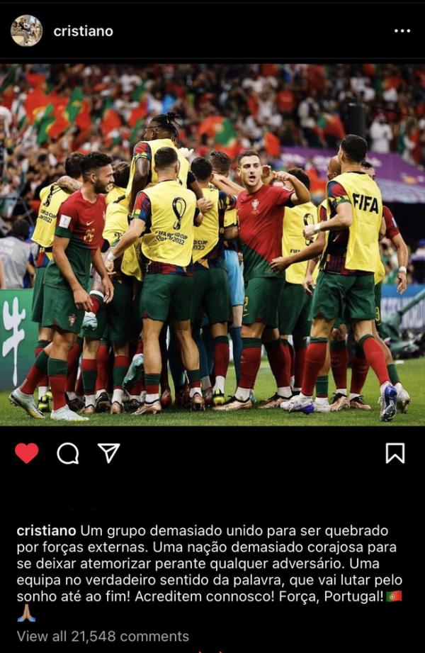 کریستیانو رونالدو,تهدید رونالدو علیه سرمربی تیم ملی پرتغال
