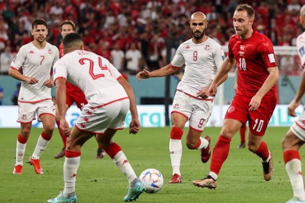 دیدار تیم ملی تونس و دانمارک,جام جهانی 2022 قطر