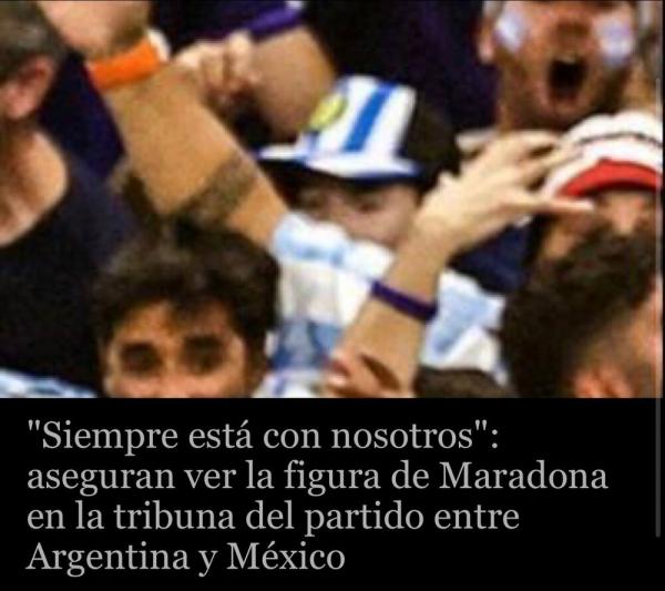 دیگو مارادونا,تصویر جنجالی از حضور دیگو مارادونا در قطر