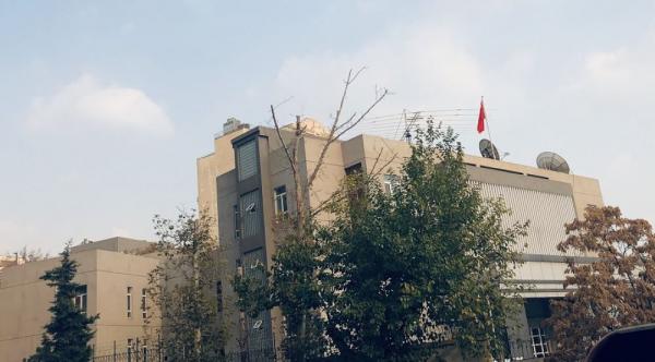 سفارت چین,تجمع مقابل سفارت چین