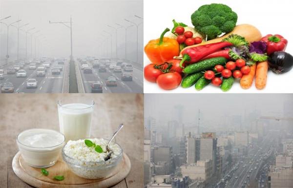 غذا,آلودگی هوا