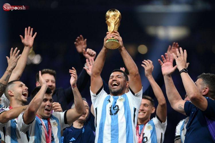 تصاویر اهدای کاپ جام جهانی 2022 قطر به آرژانتین,عکس های دیدار آرژانتین و فرانسه,تصاویر اهدای کاپ جام جهانی به آرژانتین