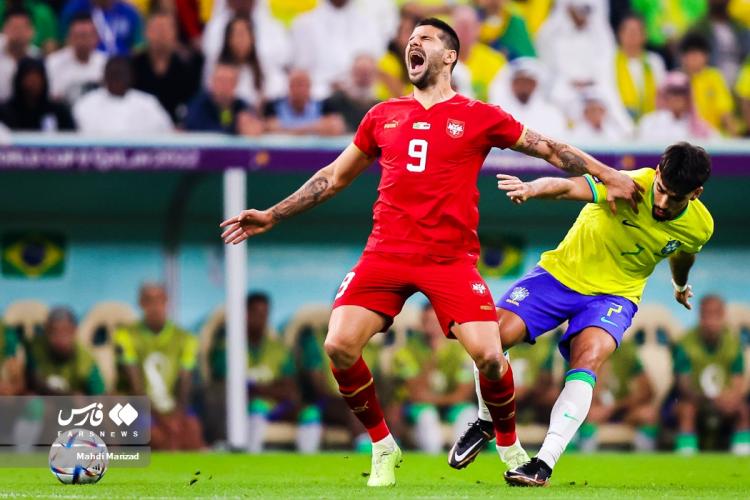 تصاویر دیدار برزیل و صربستان,عکس های دیدار برزیل و صربستان در جام جهانی,تصاویر فغانی در دیدار برزیل و صربستان