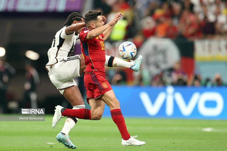 تصاویر دیدار آلمان و اسپانیا,عکس های دیدار آلمان و اسپانیا در جام جهانی قطر,تصاویر دیدار آلمان و اسپانیا در 6 آذر 1401