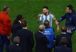 درگیری مسی در بازی هلند,هلند آرژانتین