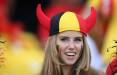 دسپیگلائر,دختر هوادار بلژیک در جام جهانی 2014