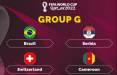 جدول گروه G جام جهانی ۲۰۲۲ قطر,صعود برزیل و سوئیس