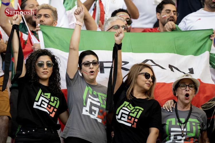 تصاویر تماشاگران زن در جام جهانی 2022 قطر,عکس های تماشاگران زن دیدار ایران و انگلیس,تصاویر دیدار قطر و اکوادور