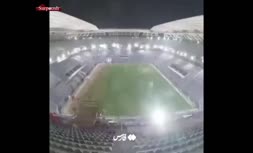 فیلم/ تخریب و جمع آوری ورزشگاه ۹۷۴ قطر