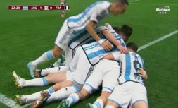 فیلم/ گل اول آرژانتین به فرانسه توسط لیونل مسی 