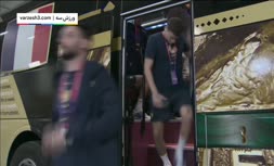 فیلم/ لحظه ورود بازیکنان تیم‌های ملی آرژانتین و فرانسه به ورزشگاه محل بازی فینال جام جهانی ۲۰۲۲ قطر