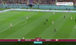 فیلم/ خلاصه دیدار کرواسی 4-1 کانادا؛ خداحافظی زودهنگام سرخ‌ها با جام جهانی