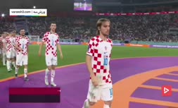 فیلم/ مراسم اهدای مدال برنز به تیم کرواسی در جام جهانی 2022 قطر