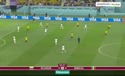 فیلم/ خلاصه دیدار اکوادور 1-2 سنگال؛ حذف سه‌رنگ‌ها از جام جهانی