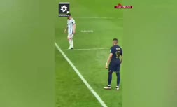 فیلم/ کُری خوانی های ام‌باپه برای مسی